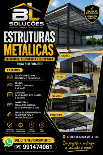 Estruturas metálicas em geral