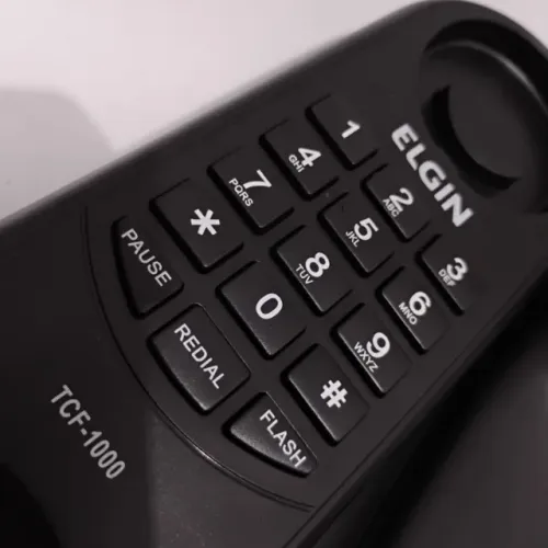 Telefone com Fio Elgin TCF-1000 - Novo