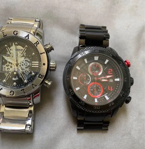 Relógio Bulgari e Naviforce <br>Como novo,tudo ok<br>Por 229,00 reais <br>Parcelo