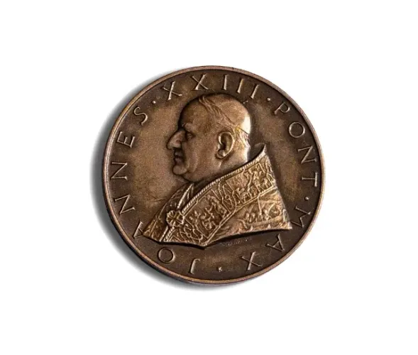 Medalhão comemorativo do Papa João XXIII - FC. Veja descrição