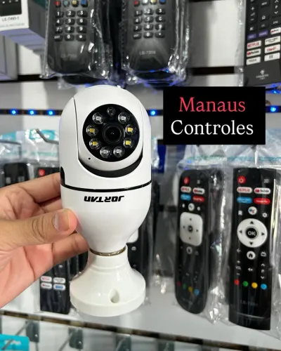 Câmara de Segurança 360° Wi-Fi 2.4GHz Jortan