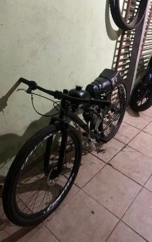 Motorizada 80cc aro 29 funcionando 