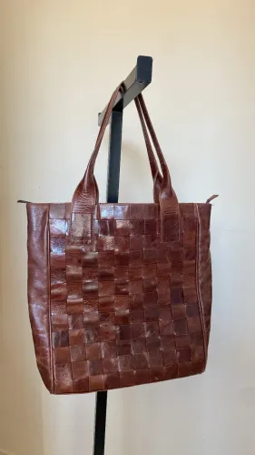 Bolsa de couro legítimo 