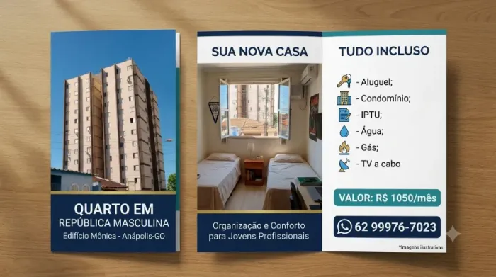 Quarto em Republica Masculina