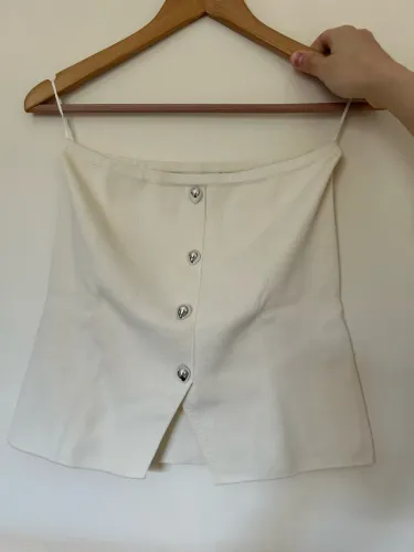 Blusa tricot zara com aplicações