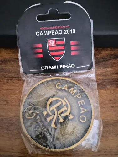 Medalha campeão brasileiro 2019 Flamengo 