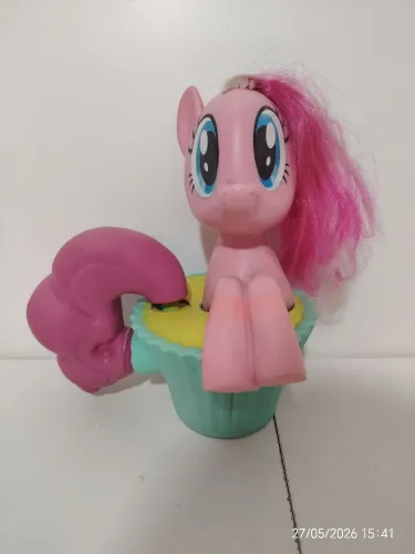 Boneca Ponei Pinkie Pie "Styling Head" Maquiagem E Penteado My Little Pony 