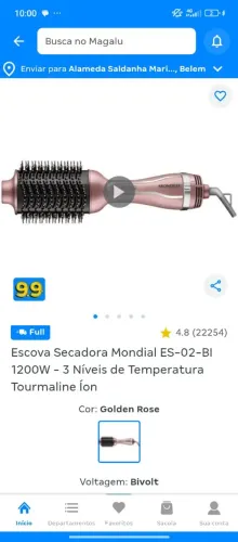 Escova secadora mondial