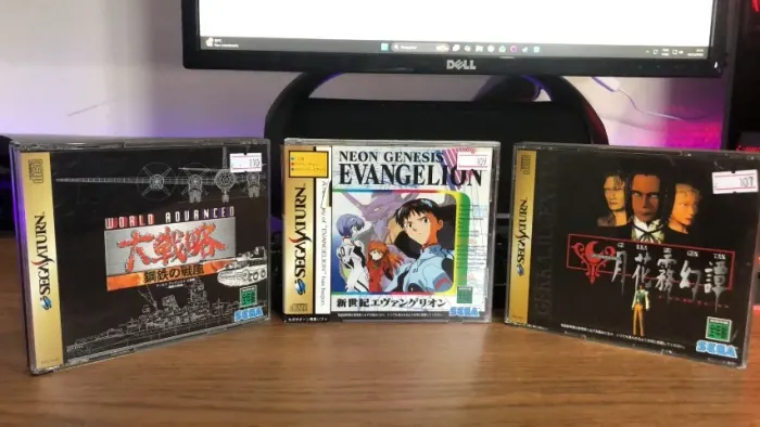 COMBO 3 JOGOS SEGA SATURN
