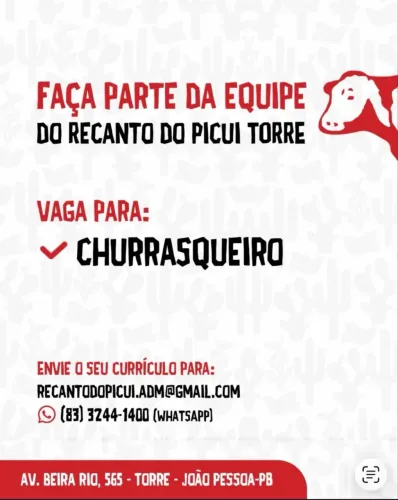 Vaga para Restaurante