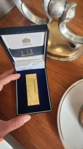 Isqueiro Dunhill Rollagas - montado e fabricado na Suíça