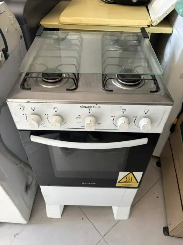 Fogão Atlas Mônaco Plus 4 Bocas com Acendimento Automático e Tampa de Vidro