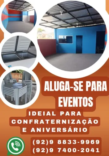 Aluga-se para eventos 