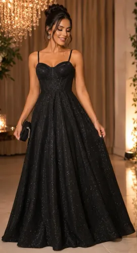 Vestido de festa com busto estruturado. Usado 1 vez. Número: 42(veste 38 a 42).