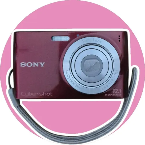 Sony cybershot dsc-w510 12.1mp Vermelha
