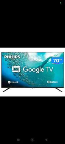 Tv Philips 70 polegadas sem uso.