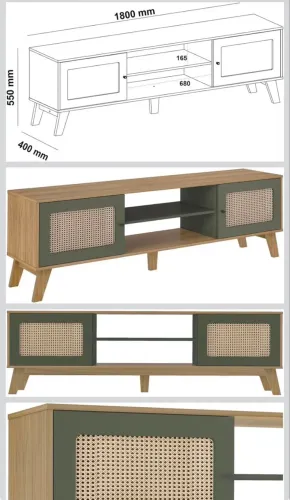 Rack para TV até 75 polegadas