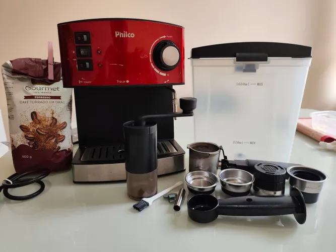 Cafeteira Expresso & Cápsulas Philco 20 Bar 4 em 1 SEMI NOVA