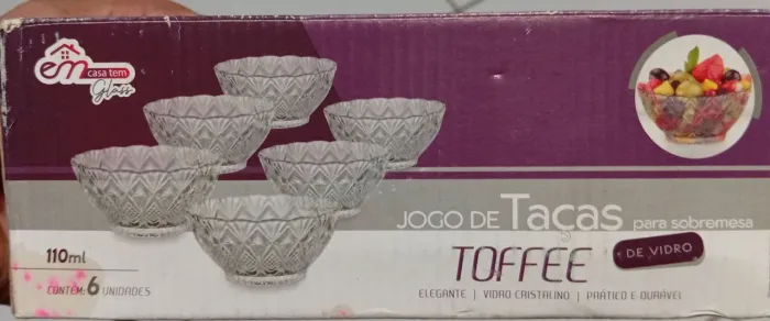 Jogo de taças de sobremesa