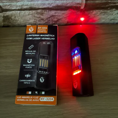 LANTERNA LASER MAGNÉTICA