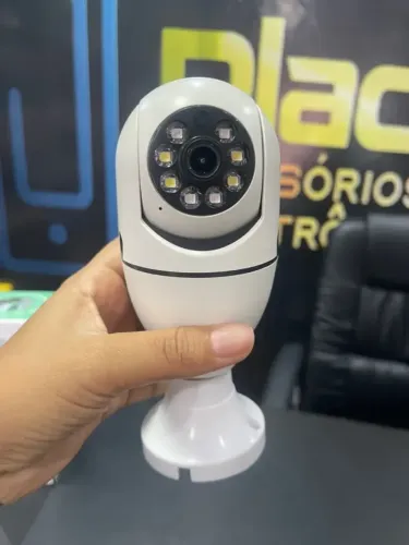 Câmera Ip Lâmpada Wi-Fi Full Hd Visão Noturna - Interna Fazemos Entregas
