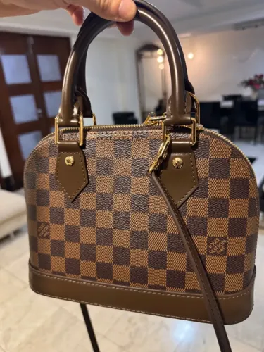 Bolsa Louis Vuitton Alma Bb Damier Ebene 100% Original