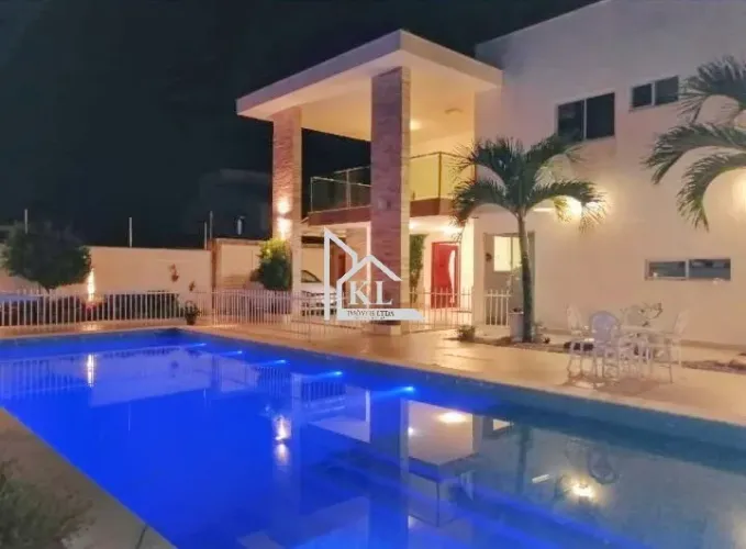 Belíssima Casa de alto padrão e moderna à venda - 5 quartos (3 suítes), Parnamirim
