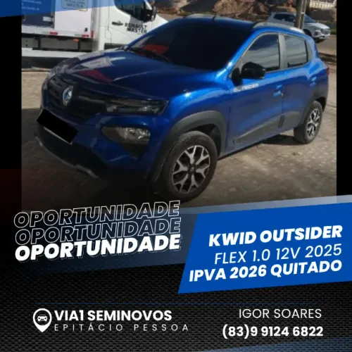 Renault Kwid Outsider 1.0 Flex 12V 5P Mec. 2025