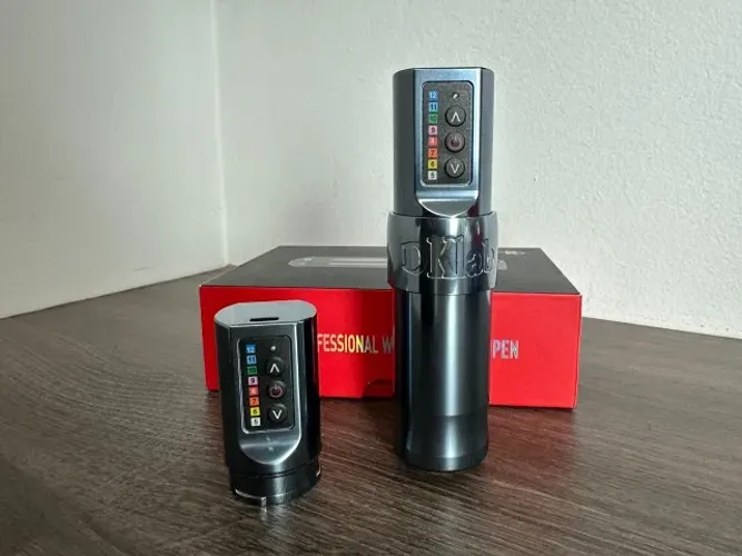 Máquina de Tatuagem Pen DKlab DK-W1 Wireless 4.0mm + 2 Baterias