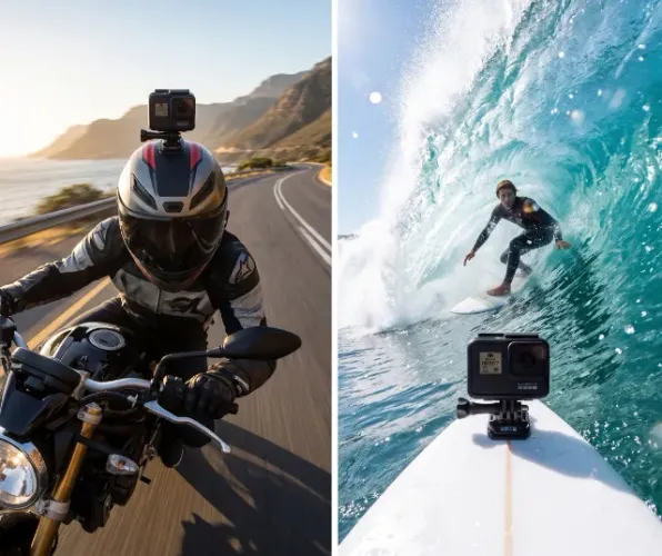 GoPro Hero 7 Black 4K ? Pouco Usada + Kit Completo de Acessórios + MicroSD 16GB