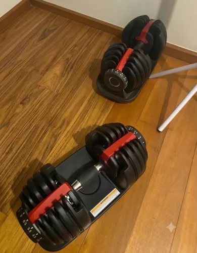Halter ajustável 24kg Musculação