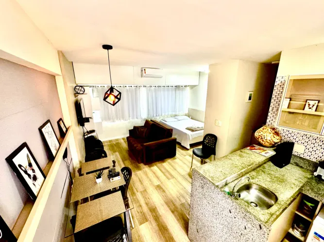 Flat Top com piscina lado Shop Recife Boa Viagem