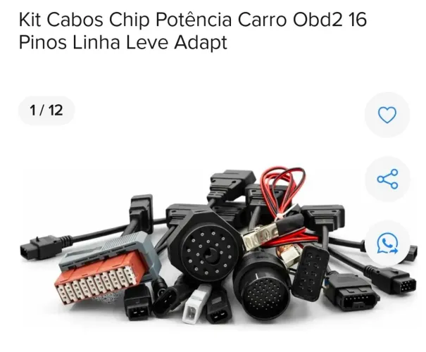 Jogo cabos obd2 scanner delphi