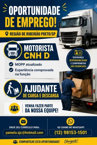 Motorista CNH  D 