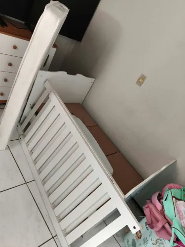 Berço 2 em 1 usado + colchão semi novo mais informações pv