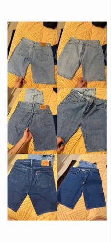 3 shorts levis originais por 100