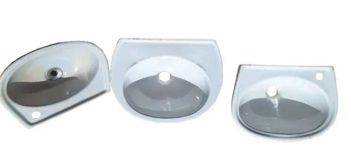 3 pias pequenas lavabo lavatório brancas