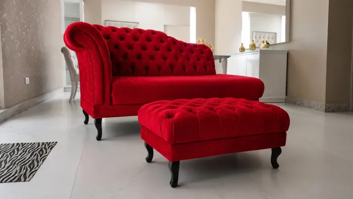 Recamier modelo Luis XV (nova e Fabricação sob medida