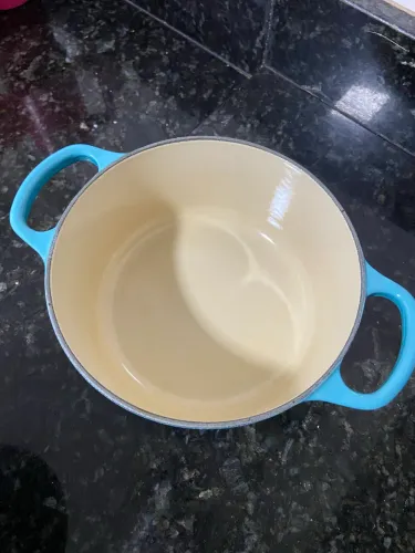 Panela Le creuset Redonda 18cm Azul Caribe