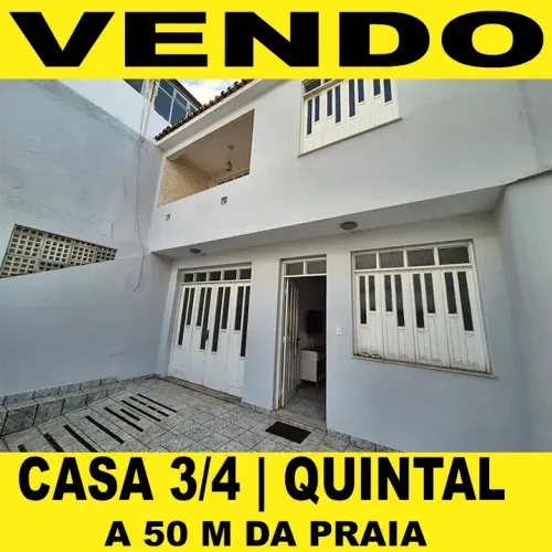 Casa para Venda em Itapuã | 3 Quartos | Suíte | Casa Solta | Quintal | Perto da Praia