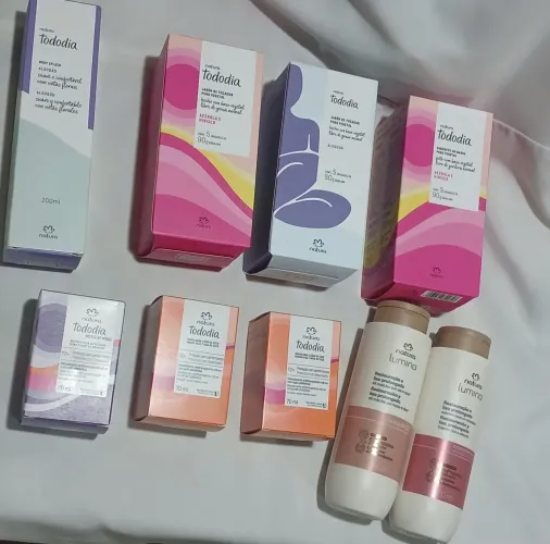 Kti de produtos Natura todo dia.