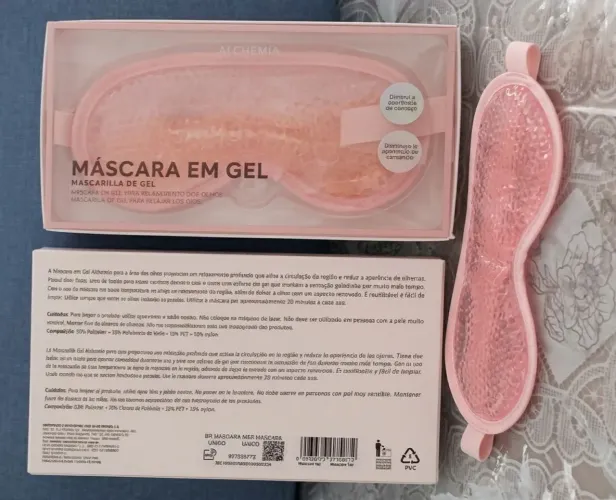 Máscara Térmica de Gel para os Olhos Alchemia