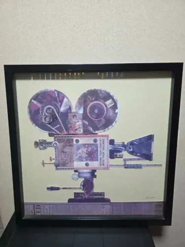 Quadro Filmadora Vintage