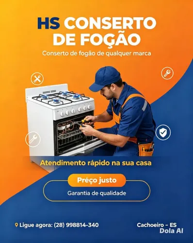 HS conserto de fogão