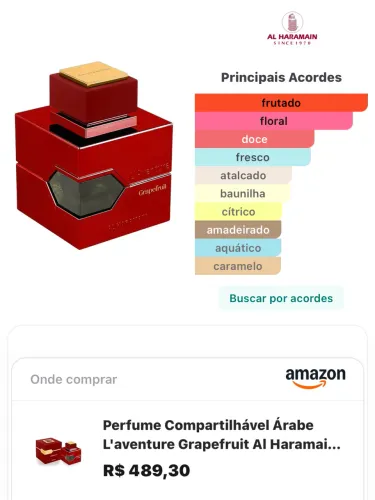 L'Aventure Grapefruit da Al Haramain
