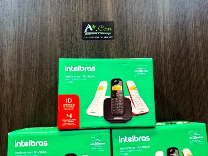 Telefone Sem Fio Intelbras Ts 3110 Cor Preto