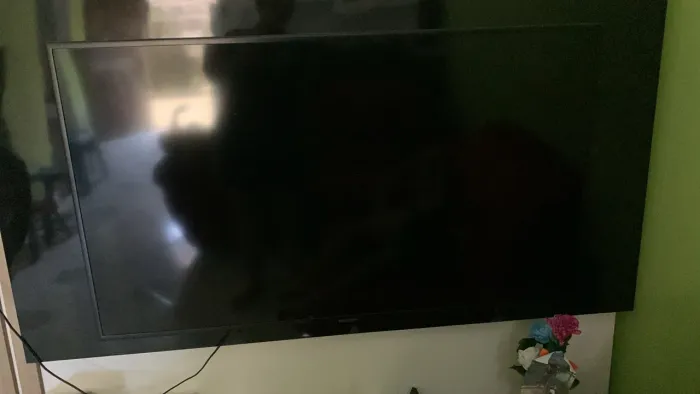 TV 55 polegadas Samsung com defeito