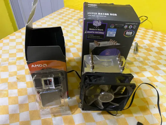 Ryzen 5 3600 + air cooler h410 RGB 