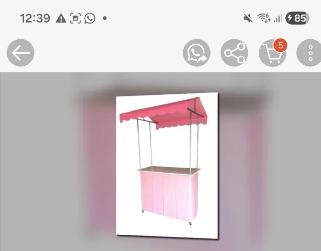 Barraca rosa personaliza