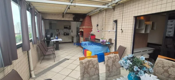 Cobertura duplex à venda locação 3 quartos 2 vagas Santos SP